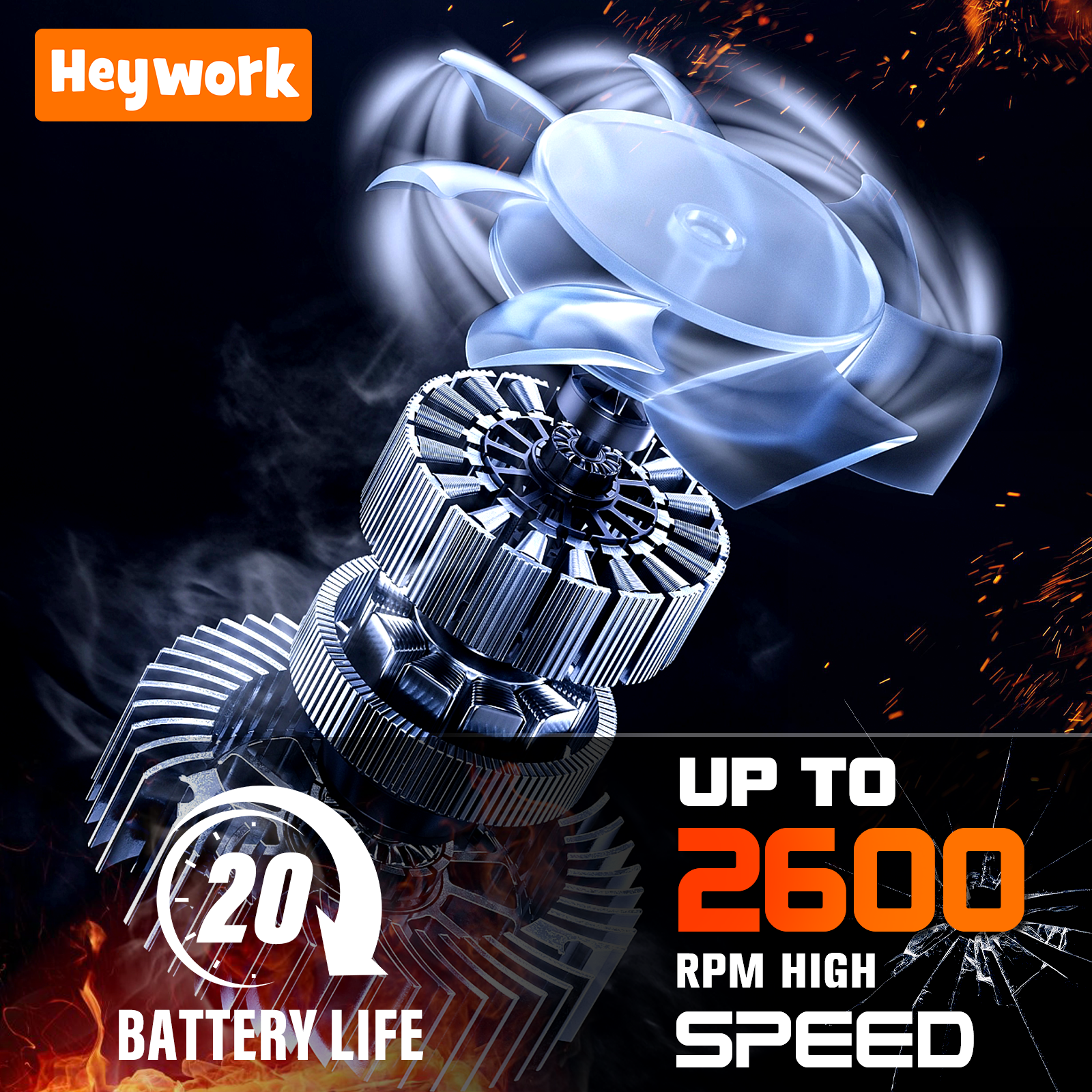 20V Cordless Snow Shovel, 13-Inch Battery-Powered Snow Thrower With Adjustable Front Handle, Directional Plate, 4.0Ah Li-ion Battery & Fast Charger Included,