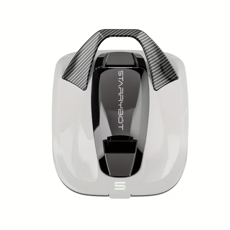 STARRYBOT Cordless Robotic Pool Cleaner, Automatic Swimming Pool Vacuum with Powerful Suction, Self-Parking Technology, Portable Underwater Cleaner Ideal for Above-Ground & Flat Bottom Pools, Battery Operated